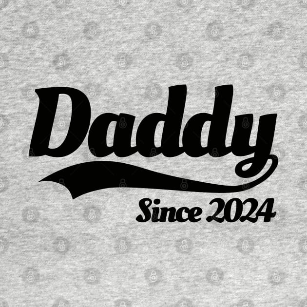 Daddy since 2024 father pregnancy pregnant baby by LaundryFactory